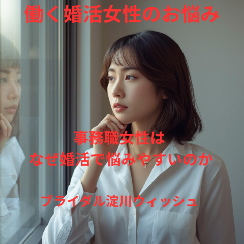 事務職女性はなぜ婚活で悩みやすいのか