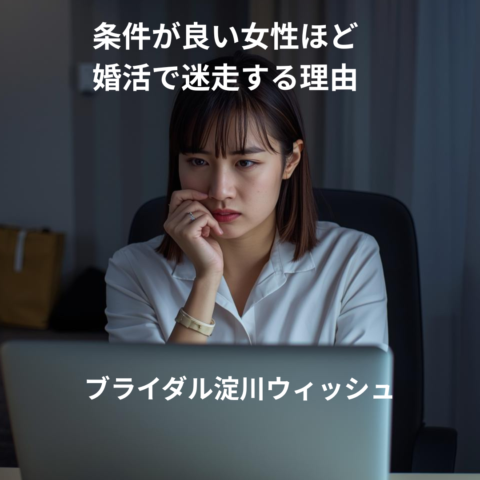 なぜ“条件が良い女性”ほど婚活で迷走するのか  ― キャリアと結婚の判断軸がズレる瞬間 ―