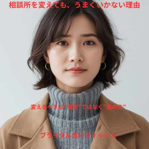 相談所を変えても婚活がうまくいかない理由とは？本当に大切なこと