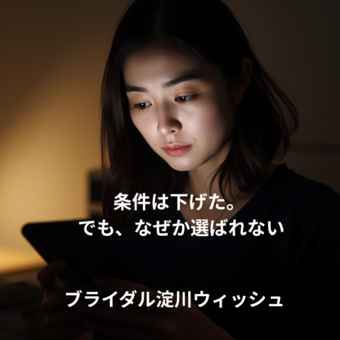 条件は下げたのに、なぜか婚活が進まない女性の共通点