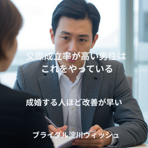 交際成立率が高い男性が必ずやっている5つのこと