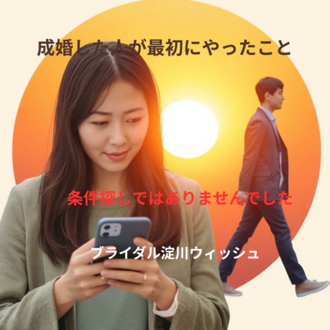 成婚した人は、最初から条件が良かったわけではありません