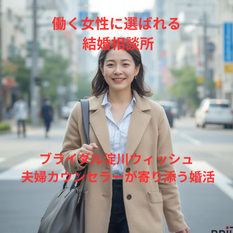大阪市淀川区で働く女性の婚活なら「ブライダル淀川ウィッシュ」｜夫婦カウンセラーが寄り添う結婚相談所